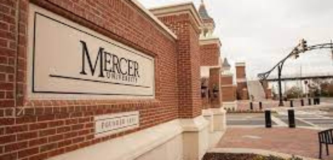Mercer University Sign